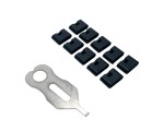 USB-C блокировка портов 1 ключ, 10 заглушек, модель ELoCA10, Esterra