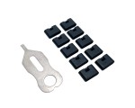 USB-C блокировка портов 1 ключ, 10 заглушек, модель ELoCA10, Esterra